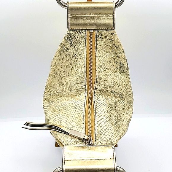 KENNETH COLE Metallic Leather Clutch Bag - Picture 5 of 10